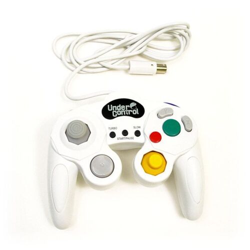 Manette Vibrante Filaire - Game Cube/Wii - Blanche