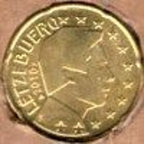 Luxembourg ( Letzebuerg) = Pièce De 20 Centimes D'euro , Année 2010