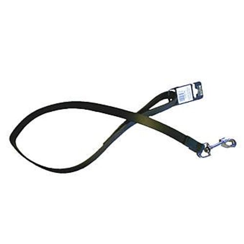 Laisse Chien Cuir Véritable Noir - 2cm X 100 Cm - Assortie À Collier Moyen De Notre Boutique . La Réputation Du Fabricant Français Martin Sellier.