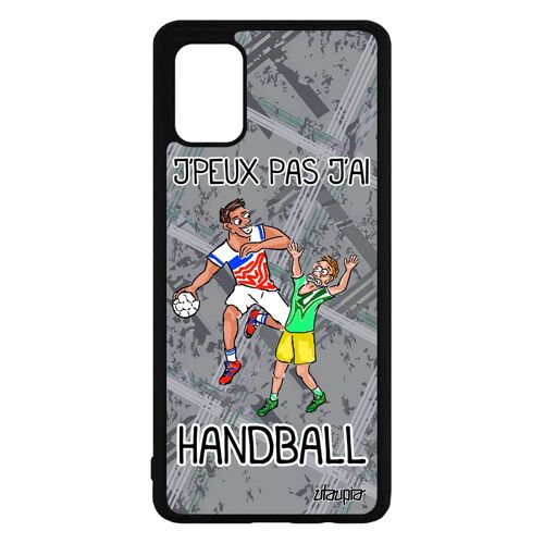 Coque Pour A71 Silicone J'peux Pas J'ai Handball Bande Dessinée Portable Hand Unique Personnalisé Humoristique Humour Samsung Galaxy