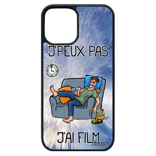 Coque J'peux Pas J'ai Film Iphone 12 Pro Max Silicone 4g Tele Cinema Telephone Dessin 7e Art Portable Manga Drole Dessin Animé