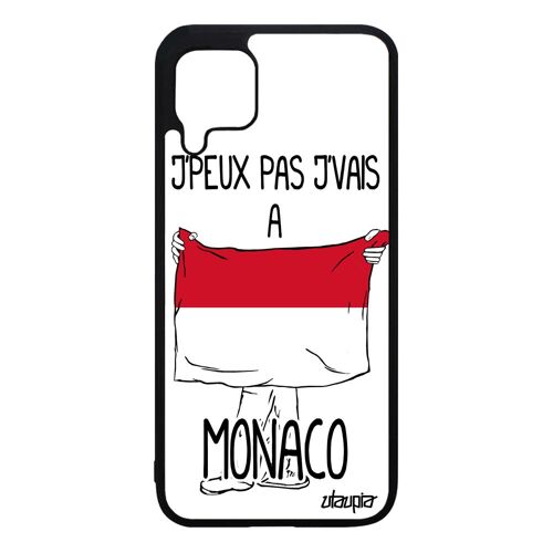 Coque Pour Huawei P40 Lite Silicone J'peux Pas J'vais A Monaco Foot Case Football Telephone Basket Motif Aluminium Smartphone Humour