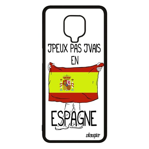 Coque Xiaomi Redmi Note 9 Pro Silicone J'peux Pas J'vais En Espagne Foot Basket Coupe Du Monde Jeux Olympiques Coupe D'europe De