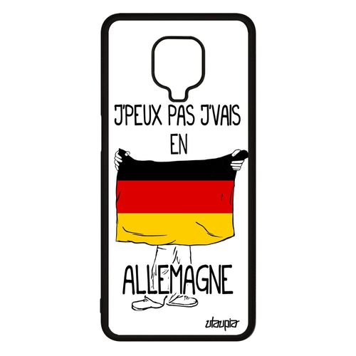 Coque Xiaomi Redmi Note 9 Pro Silicone J'peux Pas J'vais En Allemagne Humour Basket Football Tpu Coupe D'europe Jeux Olympiques Foot