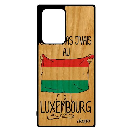 Coque Bois Silicone J'peux Pas J'vais Au Luxembourg Note 20 Ultra Euro Basket Sm-N986b/Ds Etui Jeux Olympiques Foot Samsung Galaxy