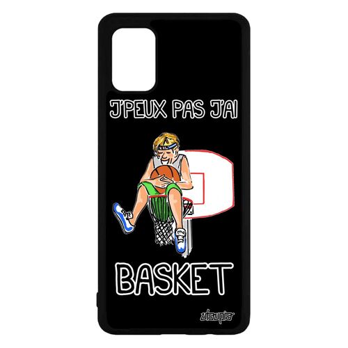 Coque Samsung A71 Silicone J'peux Pas J'ai Basket Pas Cher Antichoc Sport Personnalisé Basketball Drole Portable Humoristique Galaxy