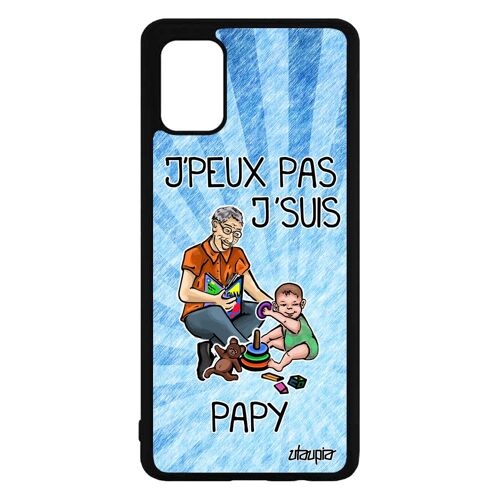 Coque A71 Silicone J'peux Pas J'suis Papy Jpeux Pas Cher Humour Alu Humoristique Drole Etui Texte Papi Enfant Je Samsung Galaxy