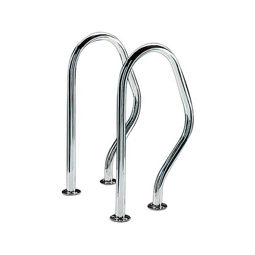 Sorties de bain pour piscine - 47 x 80 cm - Inox - Rectangulaires à visser