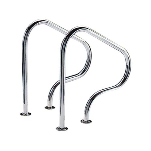 Sorties de bain pour piscine - 80 x 80 cm - Inox - A visser