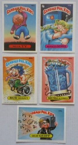 Carte Autocollante Les Crados Series 5 Lot N°24 (Vo) De Topps 1986
