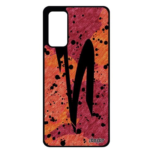 Coque silicone Galaxy S20 FE Signe du zodiaque belier de protection tache d'encre horoscope calligraphie Rouge univers etui Samsung