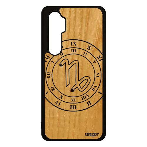 Coque Silicone Signe Astrologique Capricorne Mi Note 10 Lite En Bois Et Galaxie Fille Portable Motif Planete 4g De Protection Xiaomi