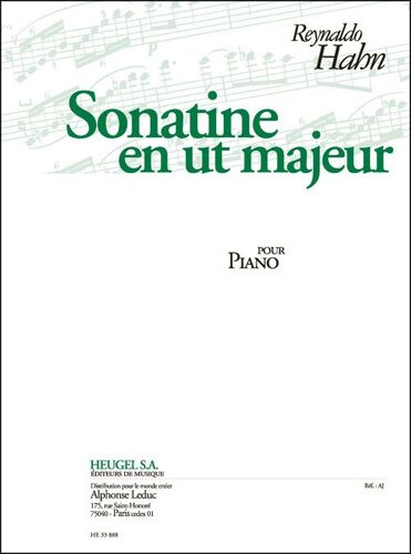 Hahn : Sonatine En Ut Majeur