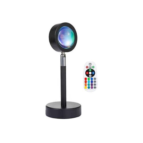 16 Couleurs Coucher De Soleil Arc-En-Ciel Veilleuse Projecteur Lampe De Table De Chevet Jour Cadeau Usb Lampe Chambre Atmo