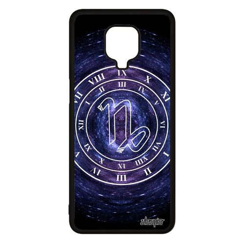 Coque Signe Astrologique Capricorne Xiaomi Redmi Note 9s Silicone Antichoc Smartphone Original Montre Planete Ciel Horoscope Bleu De