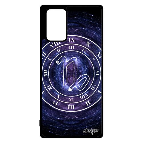 Coque Signe Astrologique Capricorne Samsung Note 20 Silicone Horoscope Du Zodiaque Caoutchouc Fille Montre De Made In France Galaxy