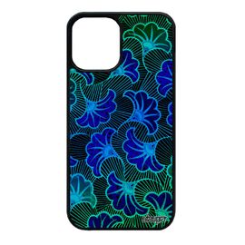 Coque Rigide Iphone 12 Mini En Silicone Wax De Protection Ethnique Afrique Coloré Case Africain Tissu Fantaisie Motif Bleu