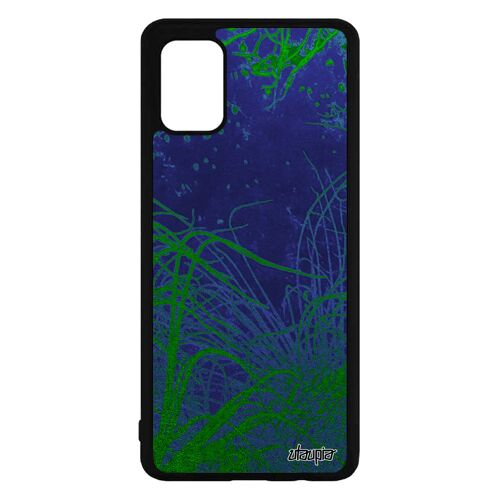 Coque En Silicone A71 Océan Mer Nature Cover De Protection Dessin Fonds Marins Plantes Marines Plongée Algues Etui Samsung Galaxy