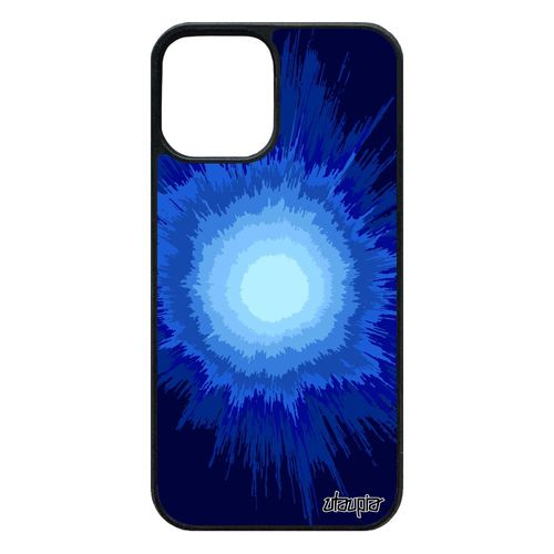 Coque Explosion Pour Iphone 12 / 12 Pro Silicone Etui Espace 512 Go Rigide Coloré Texture Tendance Dessin Galaxie Case Bleu De