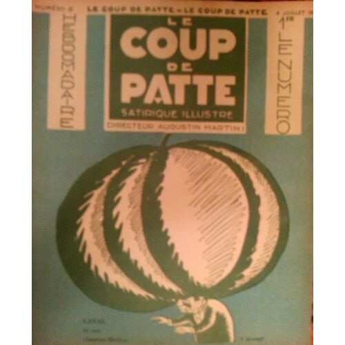 Coup De Patte (Le) N° 8 Du 04/07/1931