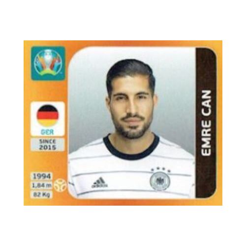 Sticker Panini Euro 2020 Tournament Edition - N.614 Emre Can - Germany