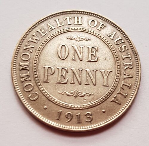 Monnaie Australienne Georgivs V -  One Penny  Commonwealth Of Australia  Bronze  1913 -
