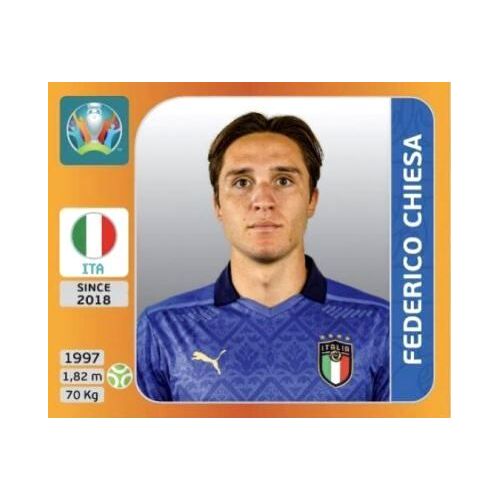 Sticker Panini Euro 2020 Tournament Edition - N.28 Federico Chiesa - Italy