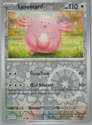 Carte Pokemon - Leveinard - 144/198 - Reverse - Ecarlate Et Violet -