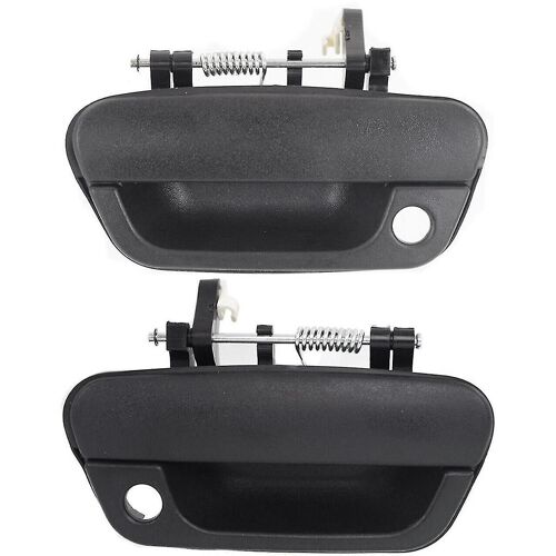 2pcs Ensemble De Poignée De Porte Extérieure Avant Pour 2013-2015 Spark Extérieur Noir 95987921, 95987920