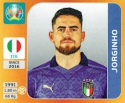 Sticker Panini Euro 2020 Tournament Edition - N.21 Jorginho - Italy