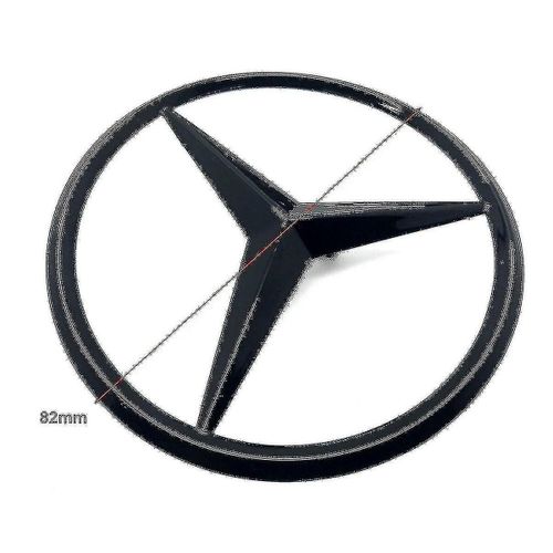 Mercedes Benz 3 Point Gloss Black Star Emblem Badge Pour Toutes Les Mercedes C Class W205 & C63 Amg_Sipi