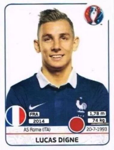 Sticker Panini Euro 2016 France N.23 Lucas Digne - France