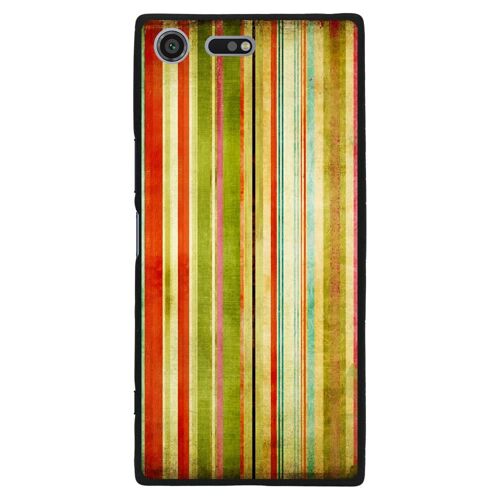 Coque Souple Pour Sony Xperia Xz Premium Avec Impression Motifs Bandes Effets Vi