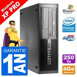 PC HP Pro 4300 SFF Intel G2020 RAM 4Go Disque Dur 250Go Windows XP Pro