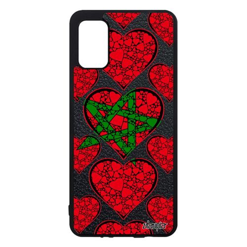 Coque Silicone Drapeau Maroc Marocain Samsung A41 Rigide Jeux Olympiques Football Telephone Coupe Du Monde Coeur Housse Etui Galaxy