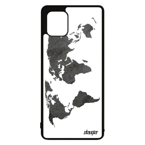 Coque Pour Note 10 Lite Silicone Carte Monde Terre Motif Globe Geographie Smartphone Souple Telephone Pas Cher Etui Samsung Galaxy