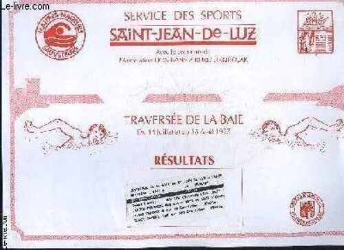 Resultats Traversee De La Baie - Saint Jean De Luz
