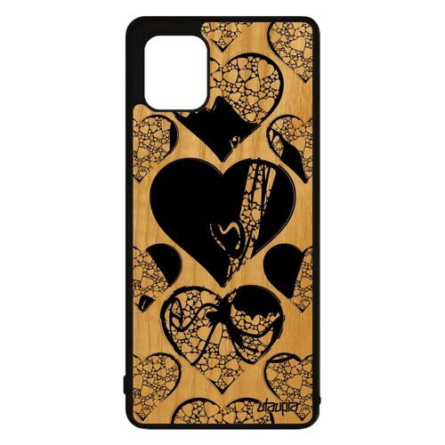 Coque Samsung Galaxy Note 10 Lite Bois Silicone Drapeau Corse Foot I Love Coeur Corsica Smartphone Original Basket Antichoc Tpu De