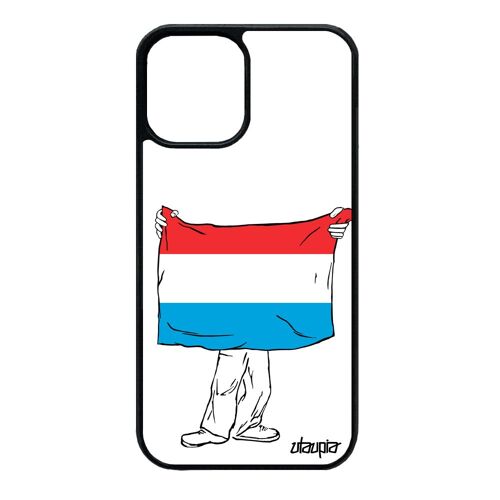 Coque Iphone 12 Mini En Silicone Drapeau Luxembourg Luxembourgois De Protection Souple Euro Foot Jo 4g 128 Go Coupe Du Monde