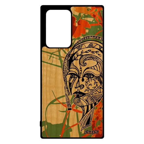 Coque Samsung Note 20 Ultra Bois Silicone Femme Fille Case Smartphone Animaux Tribal Azteque Portable Coloré Caoutchouc De Galaxy