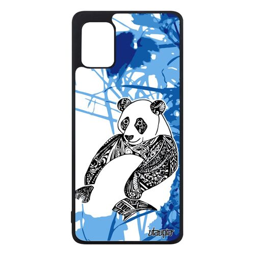 Coque A31 Silicone Panda Smartphone Tribal Fleur Nature Paix De Luxe Telephone Ethnique Dessin Ours Portable Feuilles Samsung Galaxy