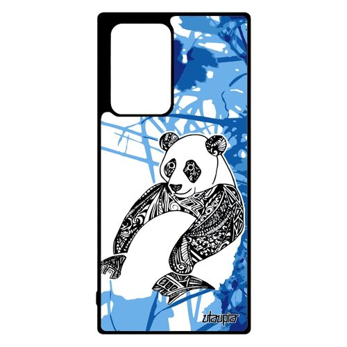 Coque Note 20 Ultra Silicone Panda Dessin Personnalisé Animal Portable Pas Cher Tribal Fleur Ethnique Case Paix Ours Samsung Galaxy