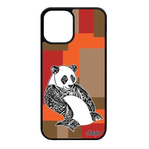 Coque En Silicone Antichoc Iphone 12 Mini Panda Telephone Azteque Marron Asie De Protection Dessin Cube Animaux Mobile Chine