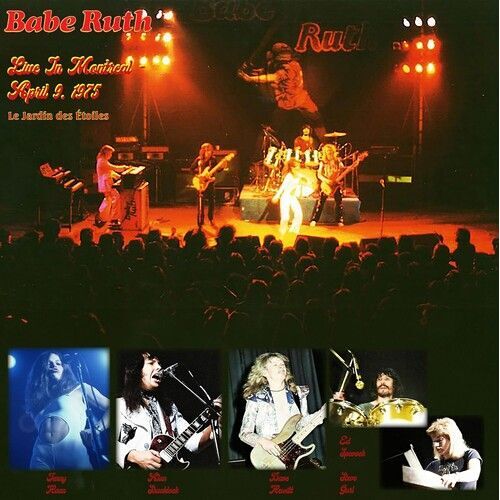 Babe Ruth - Live In Montreal April 9, 1975 - Red [Vinyl Lp] Colored Vinyl, Gatefold Lp Jacket, Ltd Ed, Red, Poster