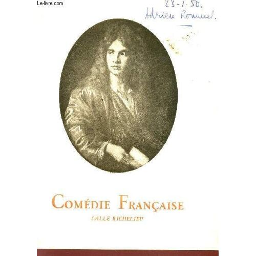 Agenda De La Comedie Francaise - Salle Richelieu