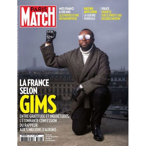 Paris Match N° 3737 Du 17 Au 23 Décembre 2020 , La France Selon Gims