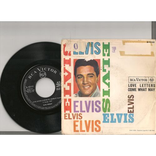 Love Letters 45 Tours 2 Titres Oeiginal Espagnol 1967 Label Noir !