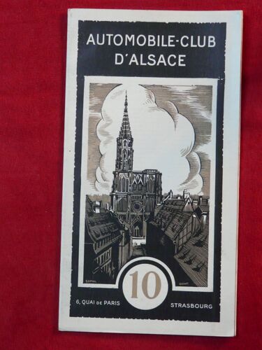 Automobile-Club D'alsace - Itinéraire N°10 Sopal/Dernières Nouvelles De Strasbourg/Mathis 10