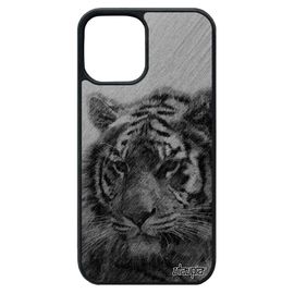 Coque Iphone 12 Pro Max Silicone Tigre Gris Tigresse Predateur Dessin Animaux De Tasmanie Souple Design Smartphone Felin Etui