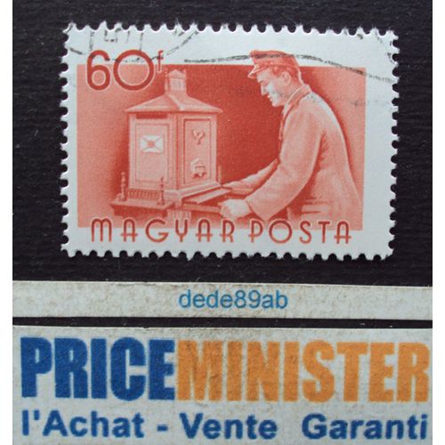 Hongrie.. 60f Magyar Posta . Professions : Postier . Oblitéré.